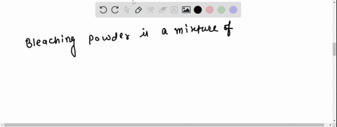 ⏩SOLVED:Bleaching powder is a mixture of (1) Calcium hypochlorite