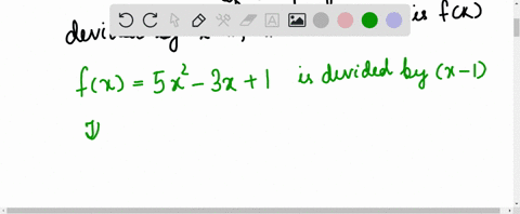 use-the-remainder-theorem-to-find-the-remainder-when-fx-is-divided-by-the-given-x-k-fx5-x2-3-x1-quad