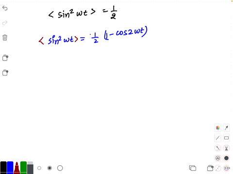 the average value of sin 2 theta over a complete cycle is