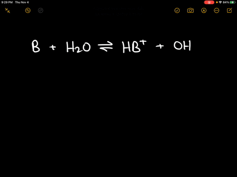 write-a-chemical-equation-that-represents-the-equilibrium-between-water-and-a-weak-base-mathrmb-wr-2