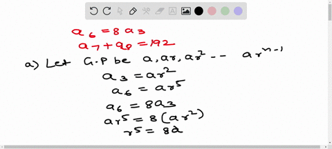 in-a-geometric-progression-the-sixth-term-is-eight-times-the-third-term-and-the-sum-of-the-seventh-a