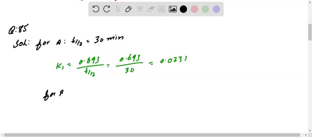 SOLVED:Isotope A has a half-life of seconds, and isotope B has a half ...