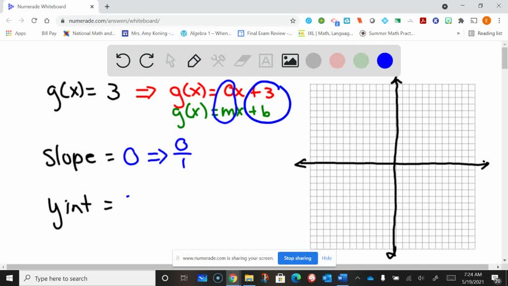 SOLVED:Exercises 19-32: Graph the linear function by hand. Identify the ...