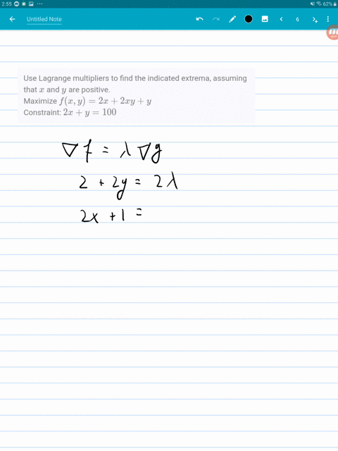 use-lagrange-multipliers-to-find-the-indicated-extrema-assuming-that-x-and-y-are-positive-maximize-3