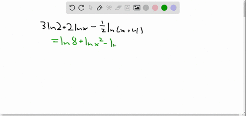 combining-logarithmic-expressions-use-the-laws-of-logarithms-to-combine-the-expression-3-ln-22-ln-x-
