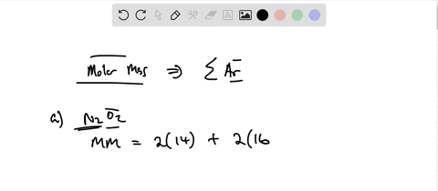 give-the-molar-mass-of-the-following-substances-a-mathrmn_2-mathrmo_2-b-leftmathrmnh_4right_2-mathrm