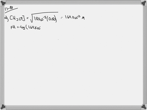 a-what-is-the-mathrmph-of-a-015-mathrmm-acetic-acid-solution-b-if-you-add-83-g-sodium-acetate-to-150