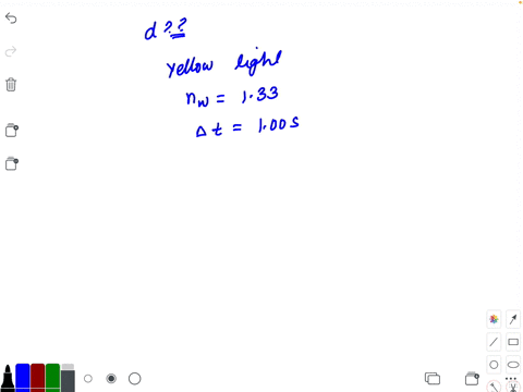 what-is-the-distance-that-yellow-light-travels-in-water-where-n133-text-in-100-mathrms