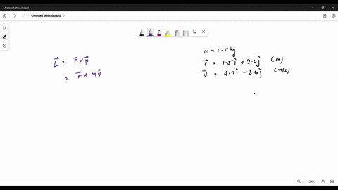 a-150-kg-particle-moves-in-the-x-y-plane-with-a-velocity-of-overrightarrowmathbfv420-hatmathbfi-360-