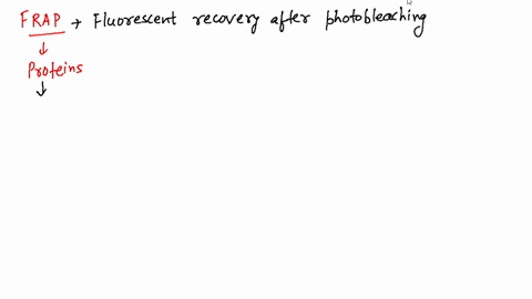 what-would-happen-in-the-frap-experiment-if-proteins-did-not-move-in-the-plan-of-a-membrane