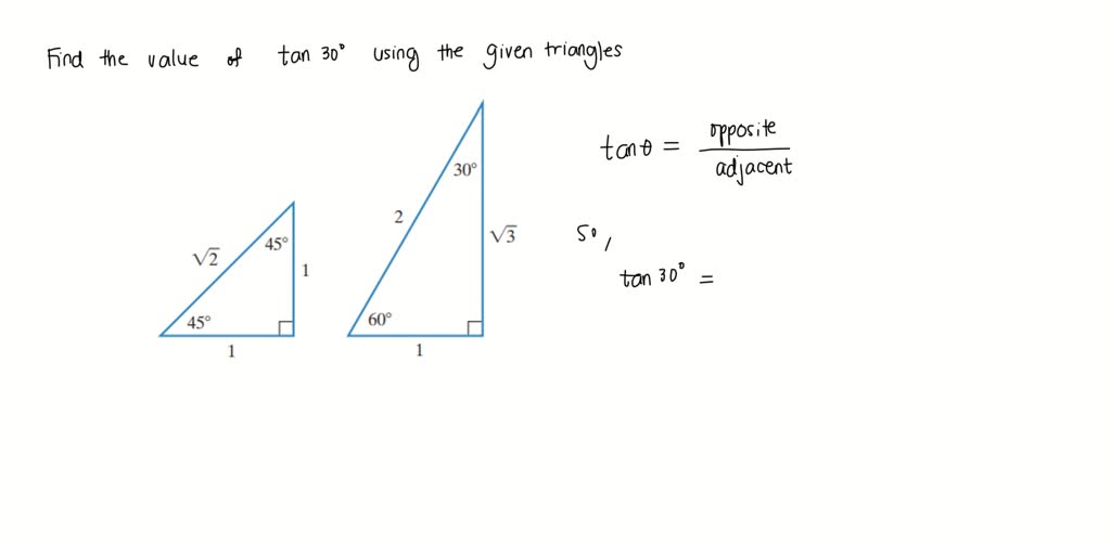 ⏩SOLVED:Use the given triangles to evaluate each expression. If… | Numerade