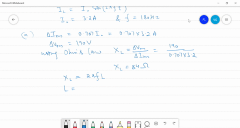 the-alternating-current-through-a-solenoid-is-given-by-i_mathrml32-mathrma-sin-2-pi-180-t-and-the-ma