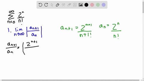 use-the-ratio-test-to-determine-the-convergence-or-divergence-of-the-series-sum_n0infty-frac2nn