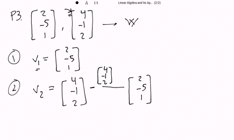 in-excrcises-1-6-the-given-set-is-a-basis-for-a-subspace-w-use-the-gram-schmidt-process-to-produce-3