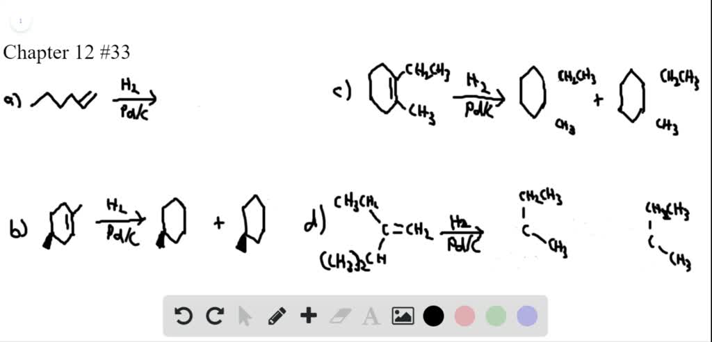 SOLVED: Draw the organic products formed when each alkene is treated ...