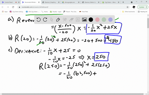 the-price-p-in-dollars-and-the-quantity-x-sold-of-a-certain-product-obey-the-demand-equation-x-20-p5