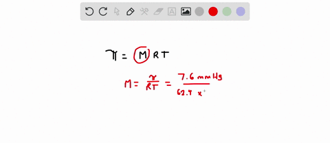 the-molar-mass-of-a-polymer-was-determined-by-measuring-the-osmotic-pressure-76-mathrmmm-mathrmhg--2