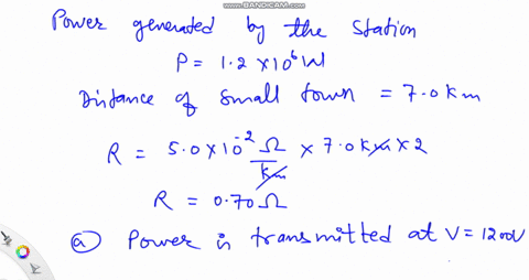 a-generating-station-is-producing-12-times-106-mathrmw-of-power-that-is-to-be-sent-to-a-small-town-3