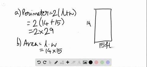 in-the-following-exercises-find-the-a-perimeter-and-b-area-of-each-rectangle-a-rectangular-room-is-1
