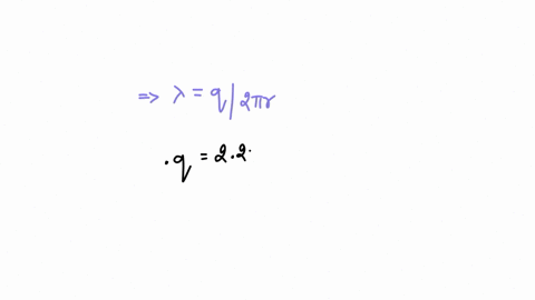 find-the-line-charge-density-on-a-long-wire-if-a-65-mu-mathrmg-particle-carrying-22-mathrmnc-describ