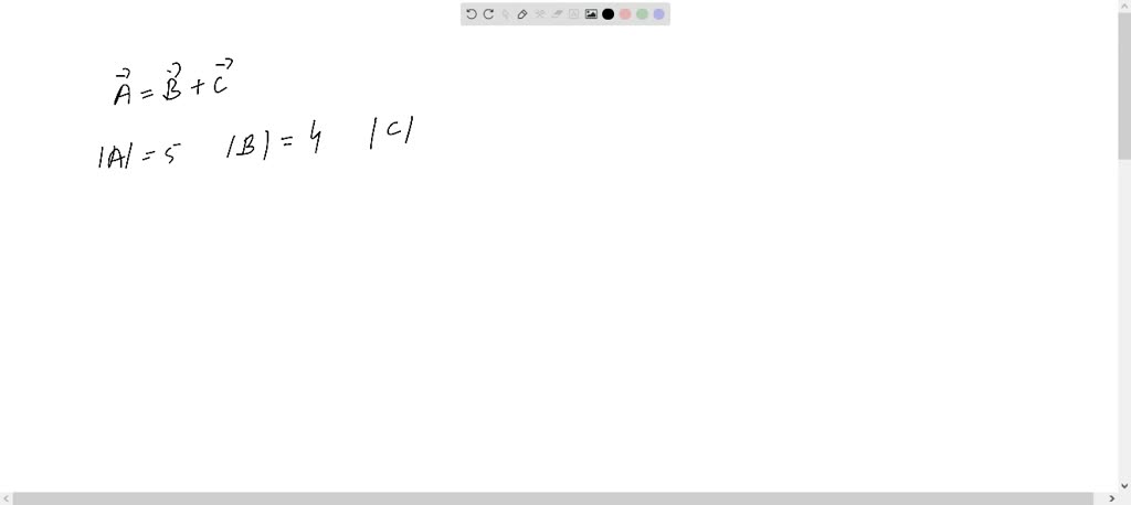 SOLVED:If A⃗-B⃗+C⃗ And The Magnitudes Of A⃗, B⃗ And C⃗ Are 5,4,3 Unit ...
