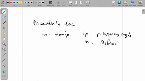 the-angle-of-incidence-of-light-is-equal-to-brewsters-angle-then-1-reflected-ray-is-perpendicular-to