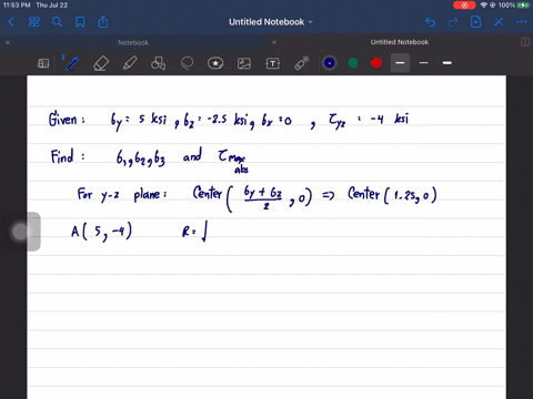 the-state-of-stress-at-a-point-is-shown-on-the-element-determine-the-principal-stresses-and-the-abso