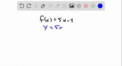 use-algebra-to-find-the-inverse-of-the-given-one-to-one-function-fx5-x-4