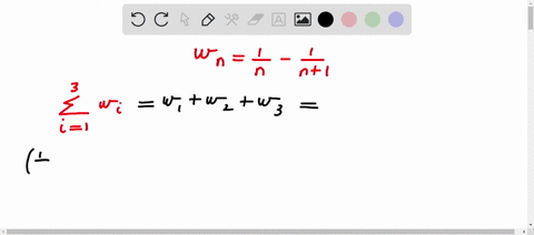 for-the-sequence-w-defined-by-w_nfrac1n-frac1n1-quad-n-geq-1-find-sum_i1-w_i