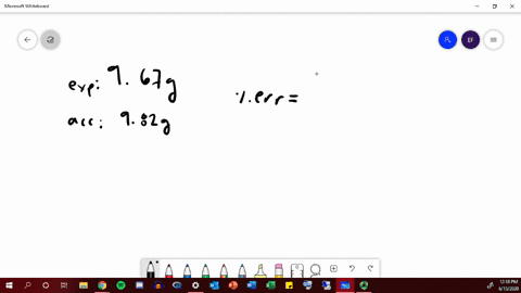 a-student-measures-the-mass-of-a-sample-as-967-g-calculate-the-percentage-error-given-that-the-corre