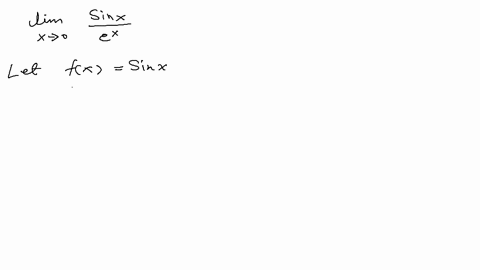 find-the-limit-use-lhopitals-rule-if-it-applies-lim-_x-rightarrow-0-fracsin-xex