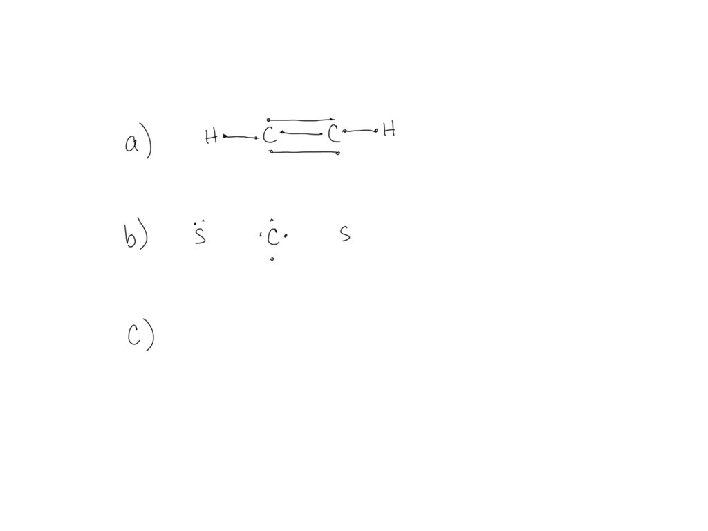 SOLVED:Draw the Lewis structures for each of the following molecules or ...