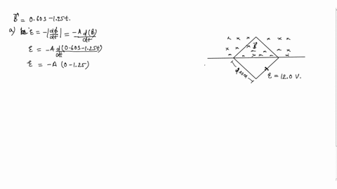 A square wire loop with 2.00 m sides is perpendicular to a...