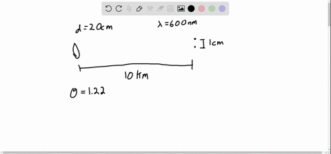 could-a-telescope-with-an-objective-lens-of-diameter-20-mathrmcm-resolve-two-objects-a-distance-of-1