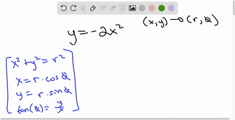 find-a-polar-equation-for-the-curve-represented-by-the-given-cartesian-equation-y-2-x2
