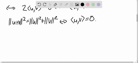 let-v-be-a-real-inner-product-space-show-that-i-uv-if-and-only-if-langle-uv-u-vrangle0-ii-uv2u2v2-if