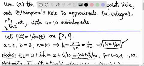 use-a-the-trapezoidal-rule-b-the-midpoint-rule-and-c-simpsons-rule-to-approximate-the-given-integ-54