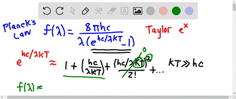 use-a-taylor-polynomial-for-ex-to-expand-the-denominator-in-plancks-law-of-exercise-45-and-show-that
