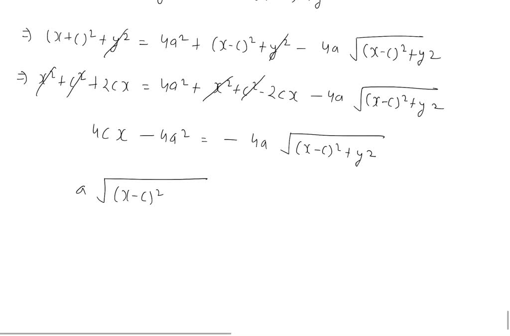 solved-when-working-with-the-equation-of-an-ellipse-radical
