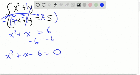 solve-each-system-beginarrayc-x2y1-xy-5-endarray