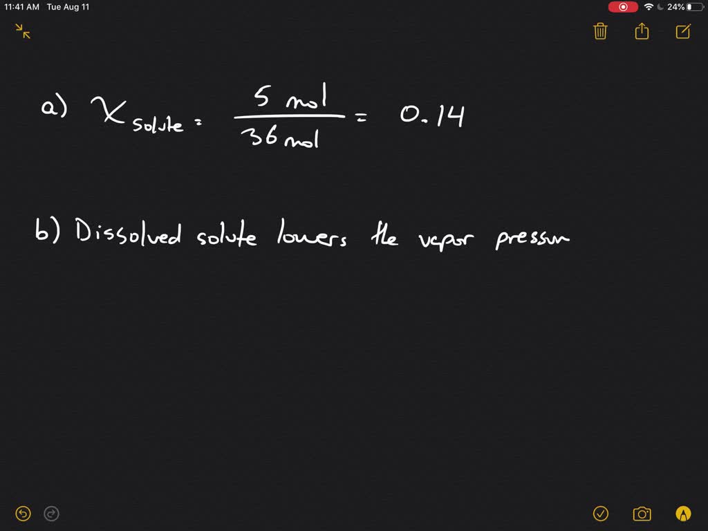 SOLVED:In the figure below, the open squares represent solvent ...