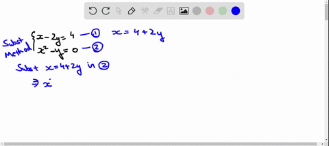 solve-the-system-graphically-or-algebraically-explain-your-choice-of-method-leftbeginarrayl-x-2-y4-x