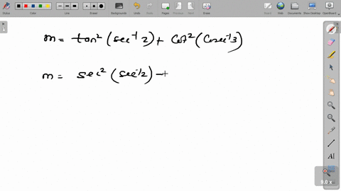 prove-that-let-mtan-2leftsec-1-2rightcot-2leftoperatornamecosec-1-3right-then-find-the-value-of-left