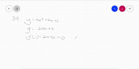 find-the-quadratic-function-fxa-x2b-xc-that-goes-through-01-and-has-a-local-minimum-at-1-1