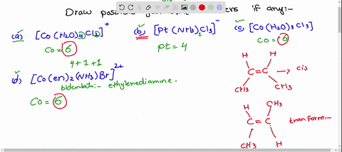 draw-the-possible-geometric-isomers-if-any-a-leftmathrmcoleftmathrmh_2-mathrmoright_4-mathrmcl_2righ