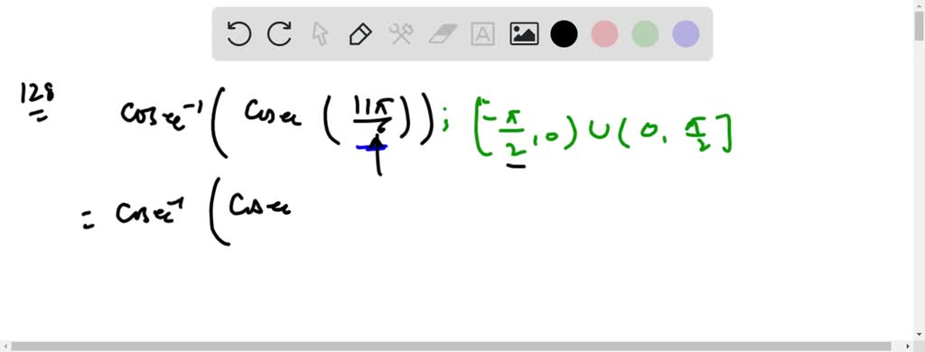 SOLVED:Assume that the range of arcsecant is [0, (π)/(2)) ∪((π)/(2), π ...