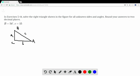 in-exercises-5-14-solve-the-right-triangle-shown-in-the-figure-for-all-unknown-sides-and-angles-ro-2