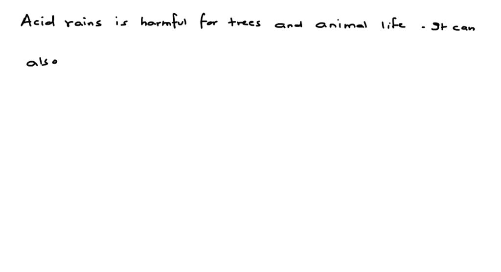 SOLVEDThe incorrect statement(s) among (1) (4) regarding acid rain