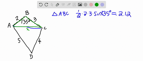 a-quadrilateral-a-b-c-d-has-sides-of-lengths-a-b2-b-c3-c-d4-and-d-a5-the-angle-between-a-b-and-b-c-3
