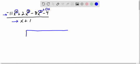 use-synthetic-division-to-perform-each-division-frac-11-x42-x3-8-x2-4x1